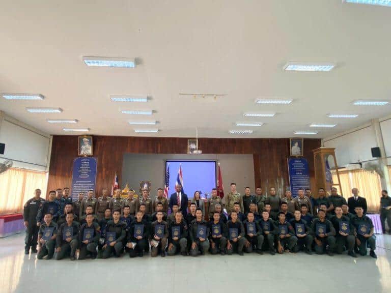 การฝึกอบรมโครงการฝึกอบรมการฝึกการดูแลผู้บาดเจ็บทางยุทธวิธีการรบ สำหรับเจ้าหน้าที่ตำรวจในสังกัด ภ.5